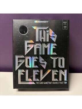 This Game Goes To Eleven Card Game Gamewright 100% Complete Family Fun